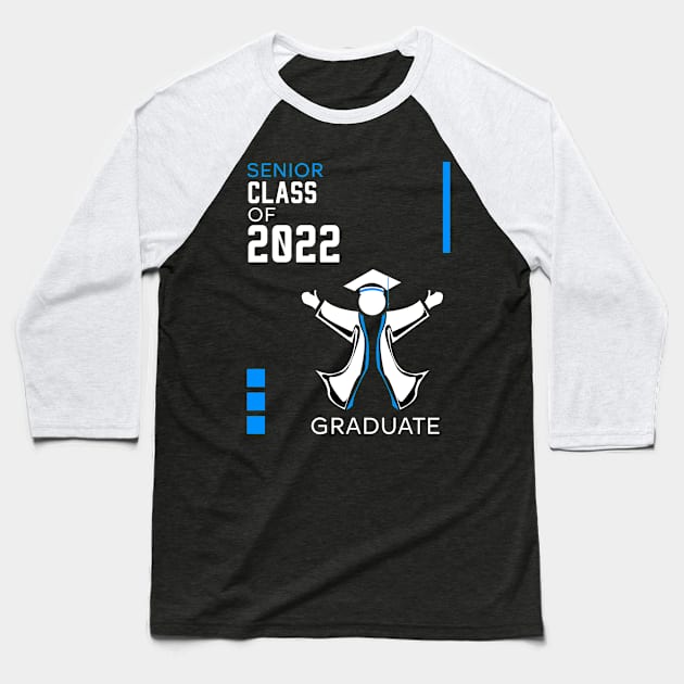 Proud graduation class of 2022 blue Baseball T-Shirt by HCreatives